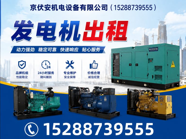 厦门发电机租赁展示图