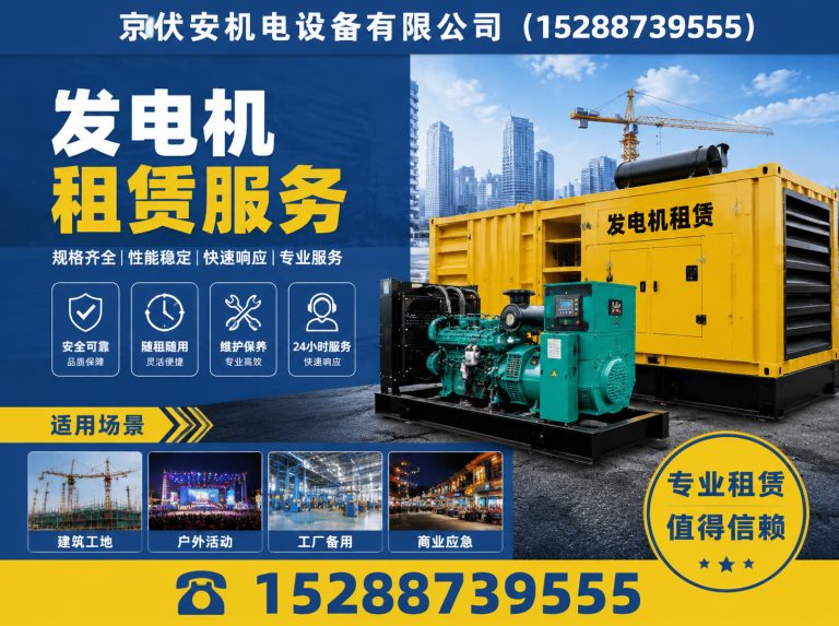 厦门发电车出租展示图