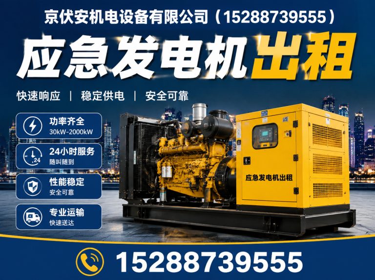 厦门发电机出租展示图